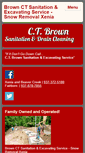 Mobile Screenshot of ctbrownseptic.com